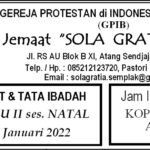 Wata Jemaat, Minggu 02 Januari 2022