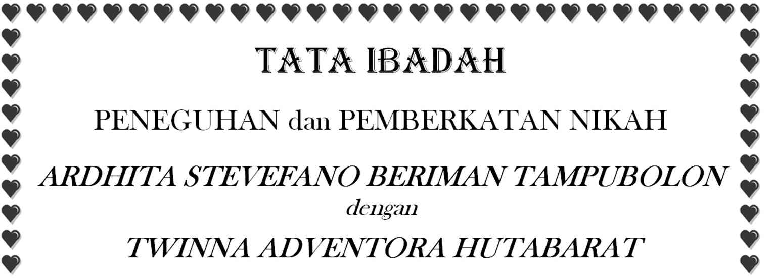 Read more about the article Tata Ibadah Peneguhan & Pemberkatan Nikah Stevefano & Twinna | GPIB Sola Gratia Bogor