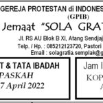 Tata Ibadah, Minggu 17 April 2022