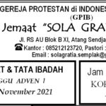 Warta Jemaat, Minggu 28 November 2021