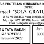 Tata Ibadah & Warta Jemaat, Minggu 11 Desember 2022