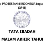 Tata Ibadah, Ibadah Tutup Tahun 31 Desember 2022