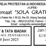 Tata Ibadah & Warta Jemaat, Ibadah Minggu 18 Juni 2023