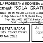 Tata Ibadah & Warta Jemaat, Minggu 30 Juli 2023