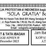 Tata Ibadah & Warta Jemaat Minggu, 17 Desember 2023