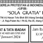 Tata Ibadah & Warta Jemaat, Minggu 07 Januari 2024
