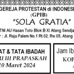 Warta Jemaat & Tata Ibadah, Minggu 10 Maret 2024