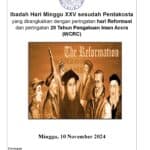 Tata Ibadah & Warta Ibadah Minggu, 10 November 2024