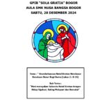 Tata Ibadah Perayaan Natal, Sabtu 28 Desember 2024