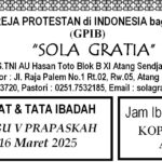 Tata Ibadah & Warta Jemaat, Minggu 16 Maret 2025