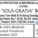 Tata Ibadah & Warta Jemaat, Minggu 07 September 2025
