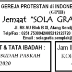 Warta Jemaat Minggu, 3 Mei 2020
