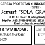 Warta Jemaat Minggu, 10 Mei 2020