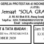 Warta Jemaat Minggu 04 Oktober 2020