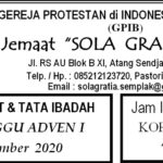 Warta Jemaat Minggu,29 November 2020