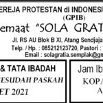 Warta Jemaat Minggu, 21 Februari 2021