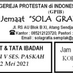 Warta Jemaat Minggu, 02 Mei 2021