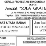 Warta Jemaat Minggu, 06 Oktober 2019
