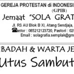 Warta Jemaat, Ibadah Utus-Sambut Minggu 05 September 2021