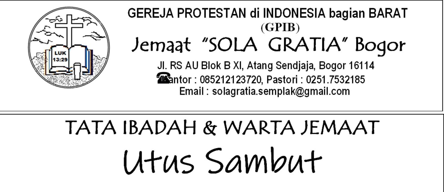 Read more about the article Warta Jemaat, Ibadah Utus-Sambut Minggu 05 September 2021
